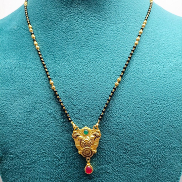 22crt Gold Antique Mangalsutra by Suvidhi Ornaments