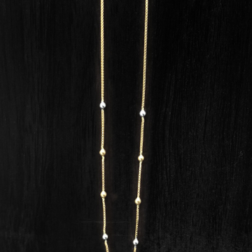 22 CARAT GOLD LIGHT WEIGHT CHAIN by Suvidhi Ornaments