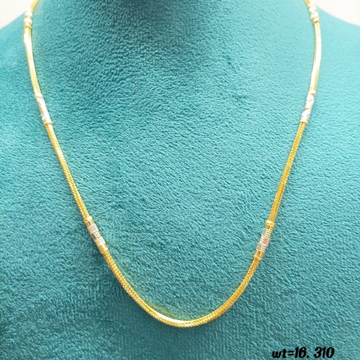 22crt Gold Fancy Chain by Suvidhi Ornaments