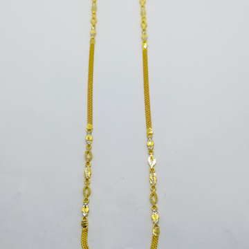 22k/916 gold modern design chain by Suvidhi Ornaments