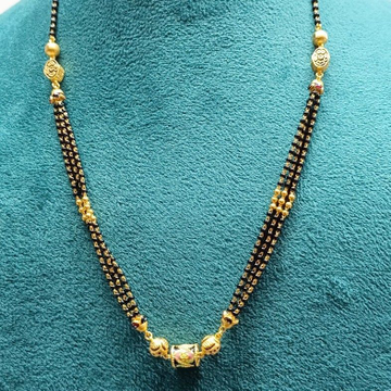 22crt Gold Antique Mangalsutra by Suvidhi Ornaments