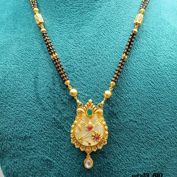 22crt Gold Antique Mangalsutra by Suvidhi Ornaments