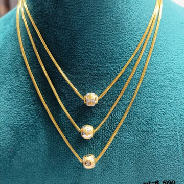 916 Gold Single Bol Chain by Suvidhi Ornaments