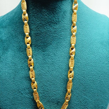 22crt Gold Hollow Chain by Suvidhi Ornaments