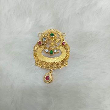 22crt gold antique mangalsutra pendants by Suvidhi Ornaments