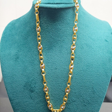 22crt Gold Hollow Chain by Suvidhi Ornaments