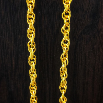 916 gold Indo Italian chain by Suvidhi Ornaments