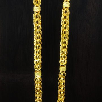 916 gold heavy look chain 20gm by Suvidhi Ornaments