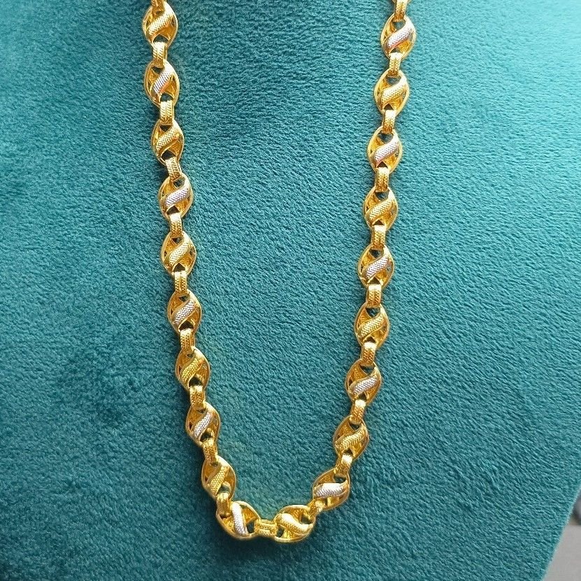 22crt Gold Hollow Chain