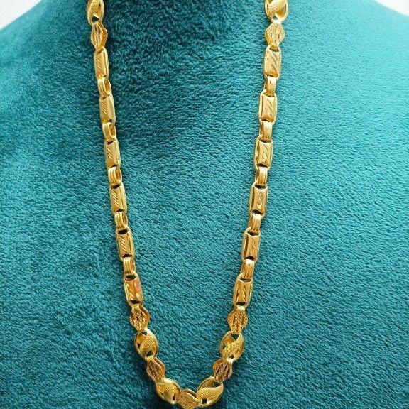 22crt Gold Hollow Chain