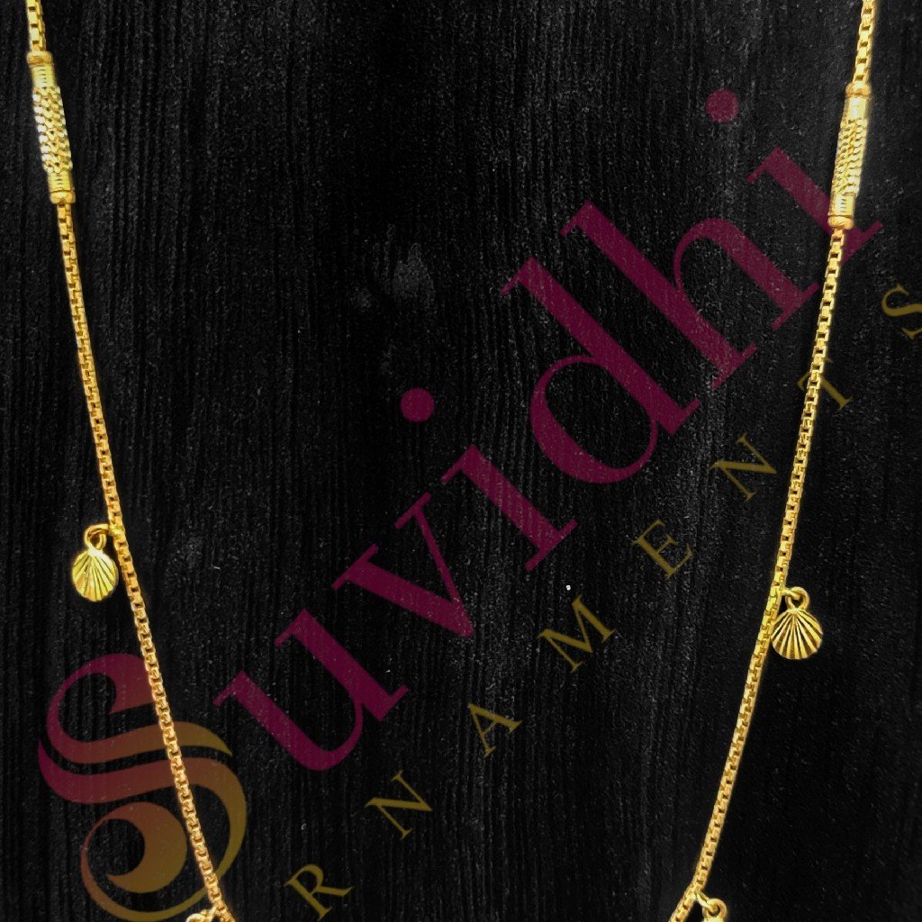 22 carat gold lightweight ladies chain 5gm