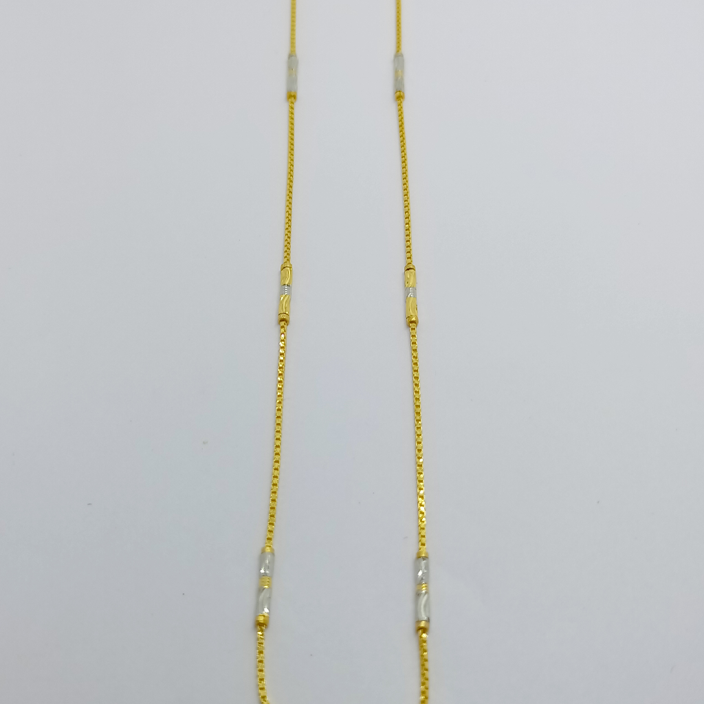 916 Lightweight Pipe Gold Chain