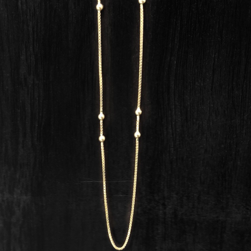 916 GOLD LIGHT WEIGHT CHAIN(2.520)