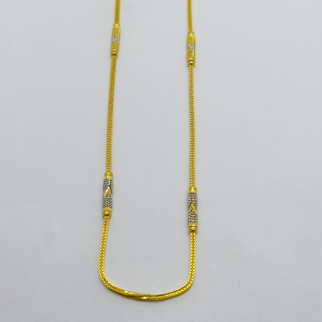 22crt Pipe Gold Chain