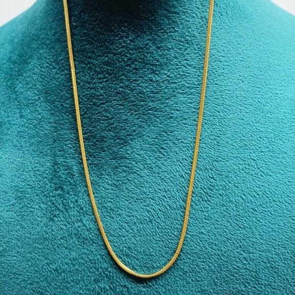 22crt Gold Light Weight Chain