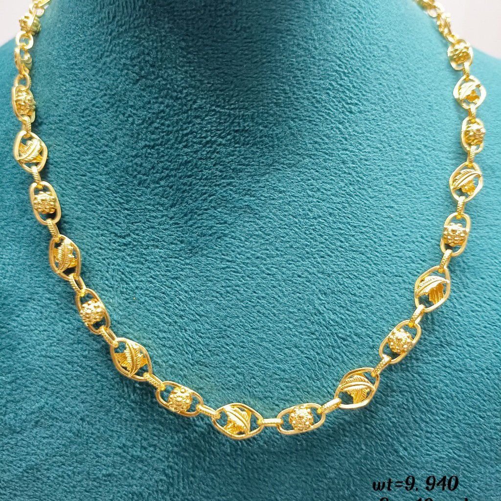 22crt Gold Hollow Chain