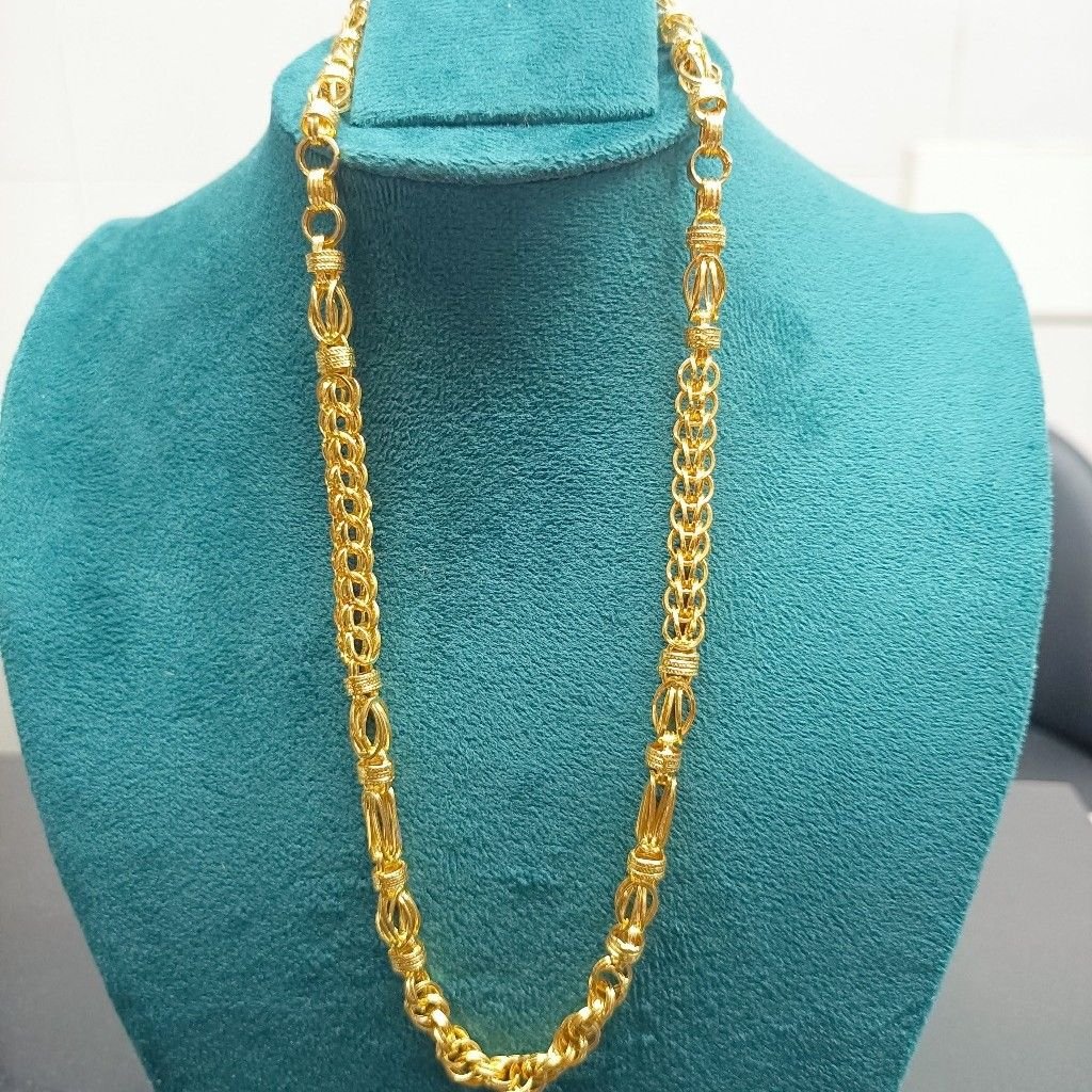 22crt Gold Hollow Chain