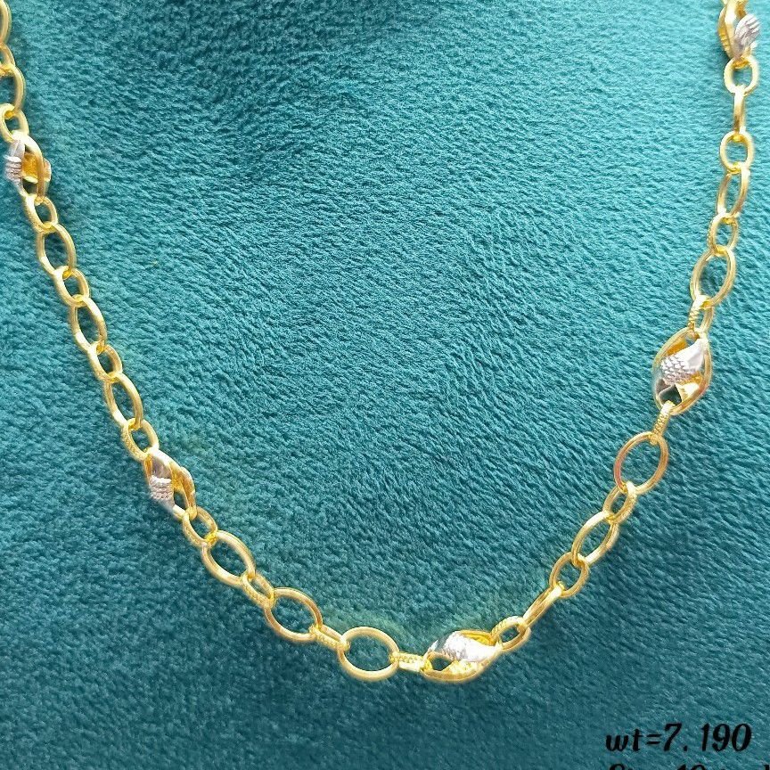 22crt Gold Hollow Chain