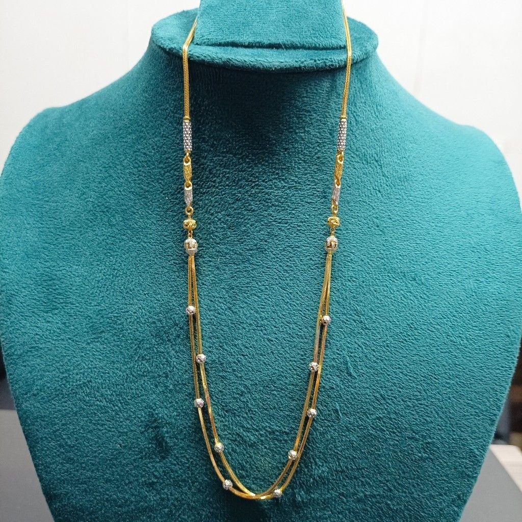 22crt Gold Stylish Chain