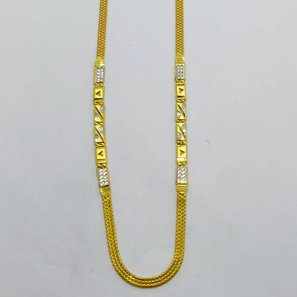 916 gold plain chain