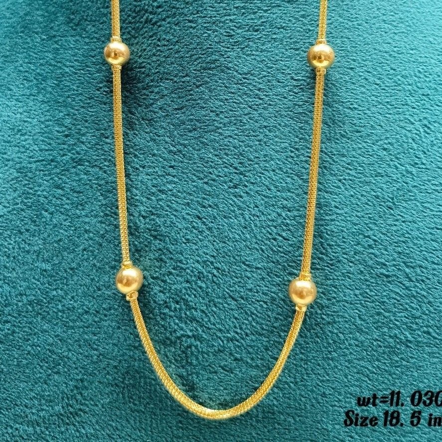 916 gold long shop chain