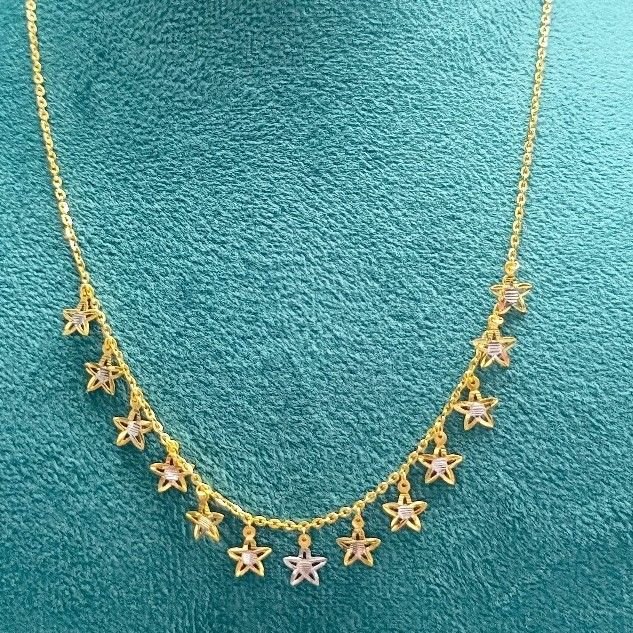 22crt  Gold Fancy Tanmaniya