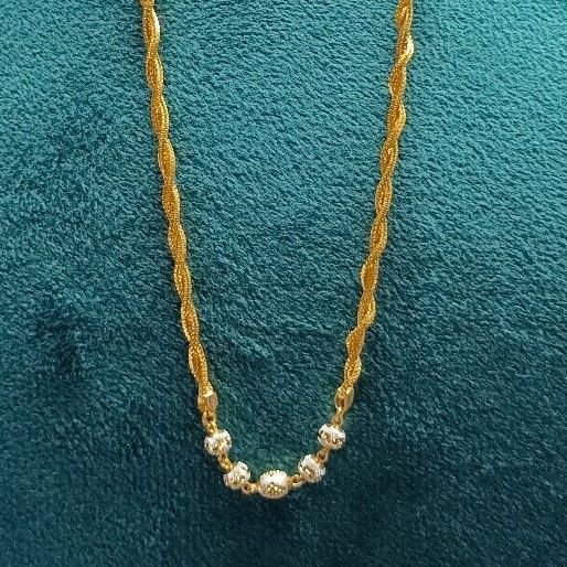 22crt Gold Fancy Ball Chain