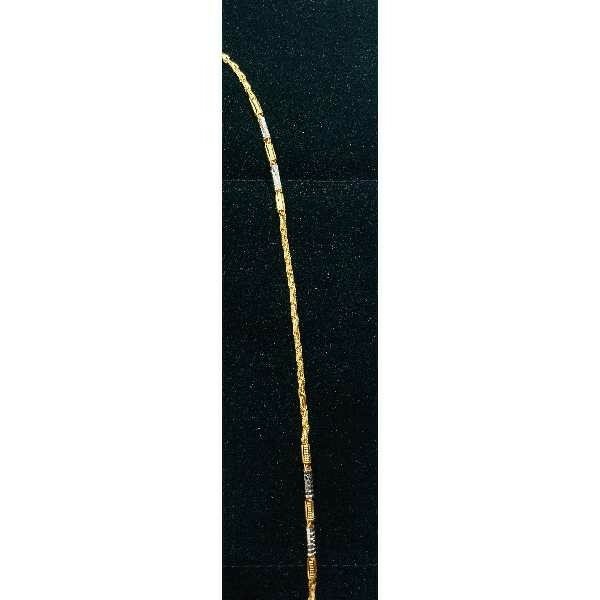 Handmade fancy gold chain