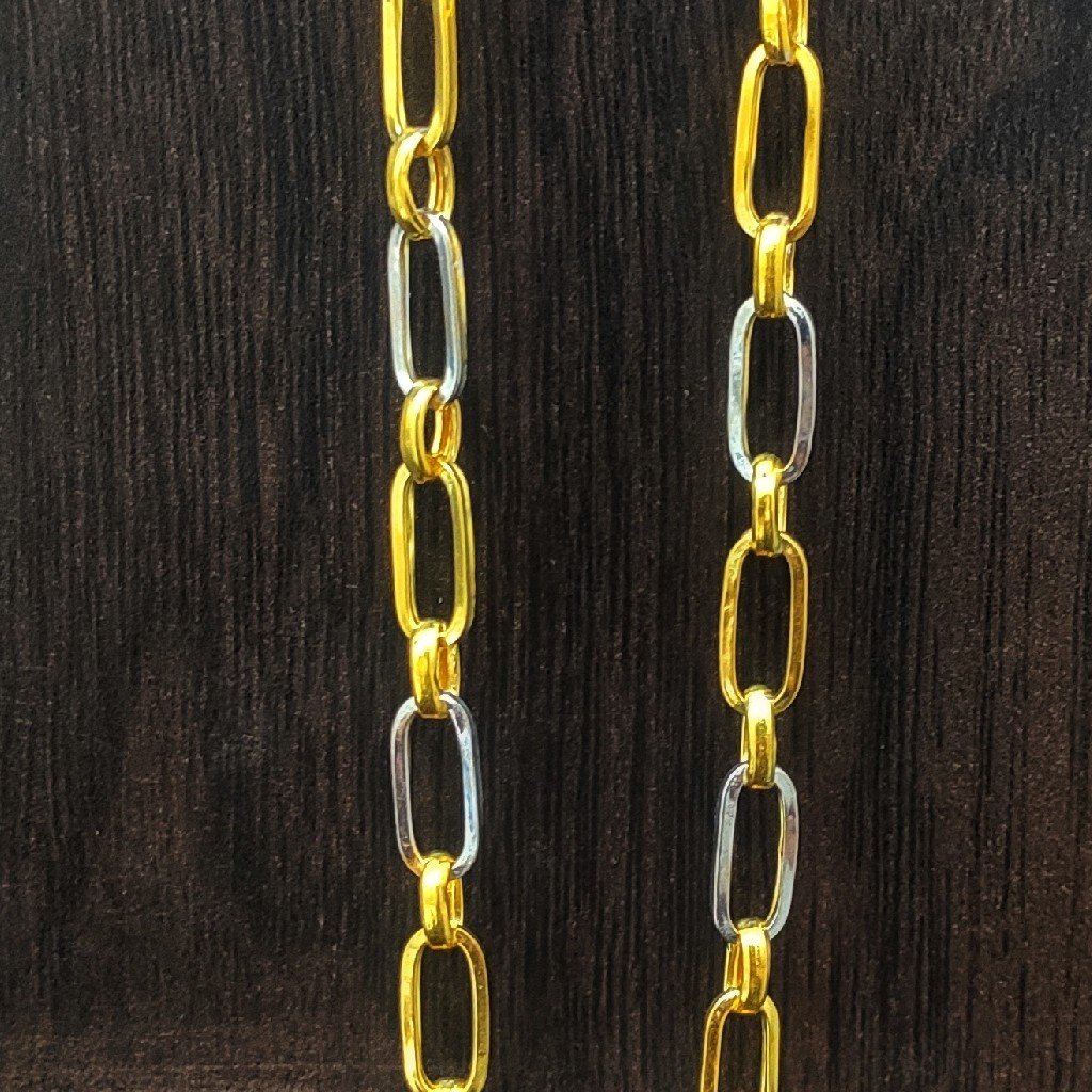 22 carat gold light weight gents chain