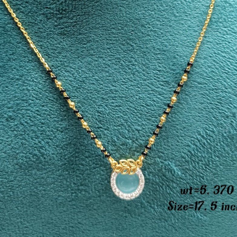 916 Mangalsutra Dokiya Gold
