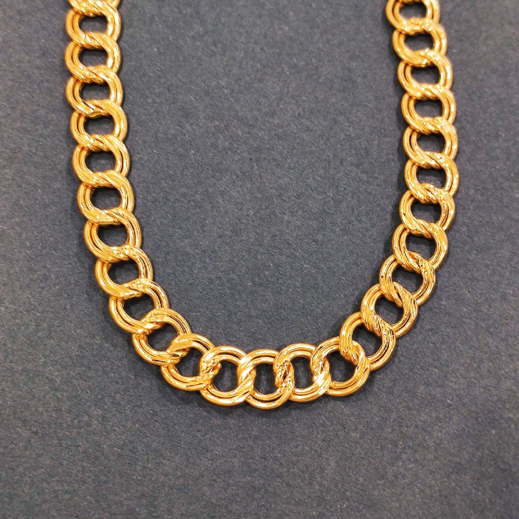 22 carat gold hollow chain