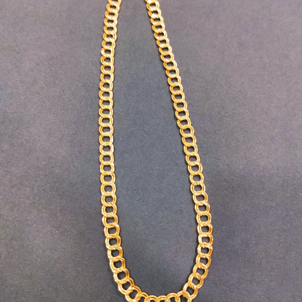 22 carat gold hollow chain