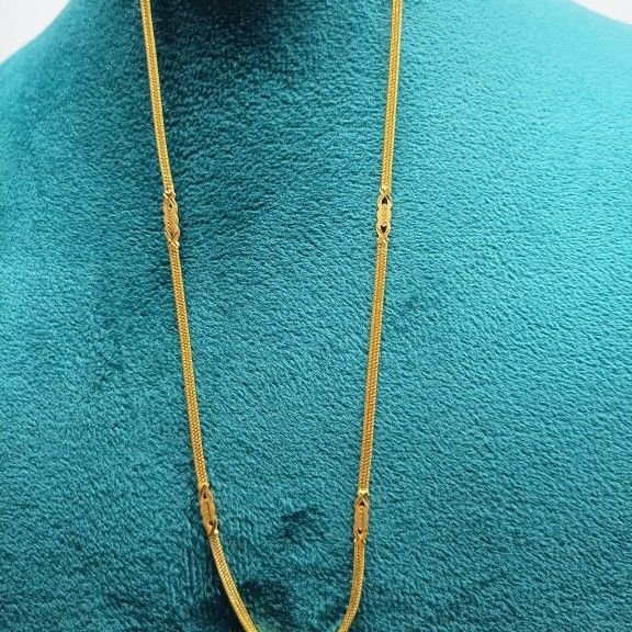 22crt Gold  Peace Fiting Chain