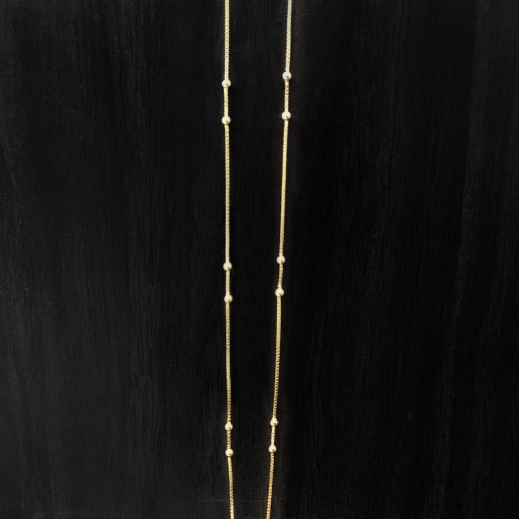 916 GOLD LIGHT WEIGHT CHAIN(2.520)