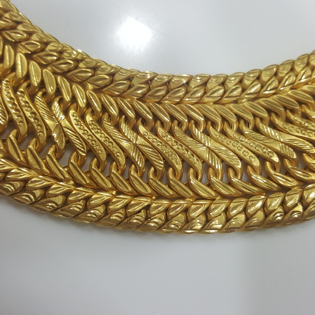 22kt Gold Classic Gents Hollow chain