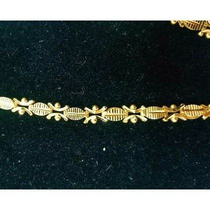Handmade designer gold chain