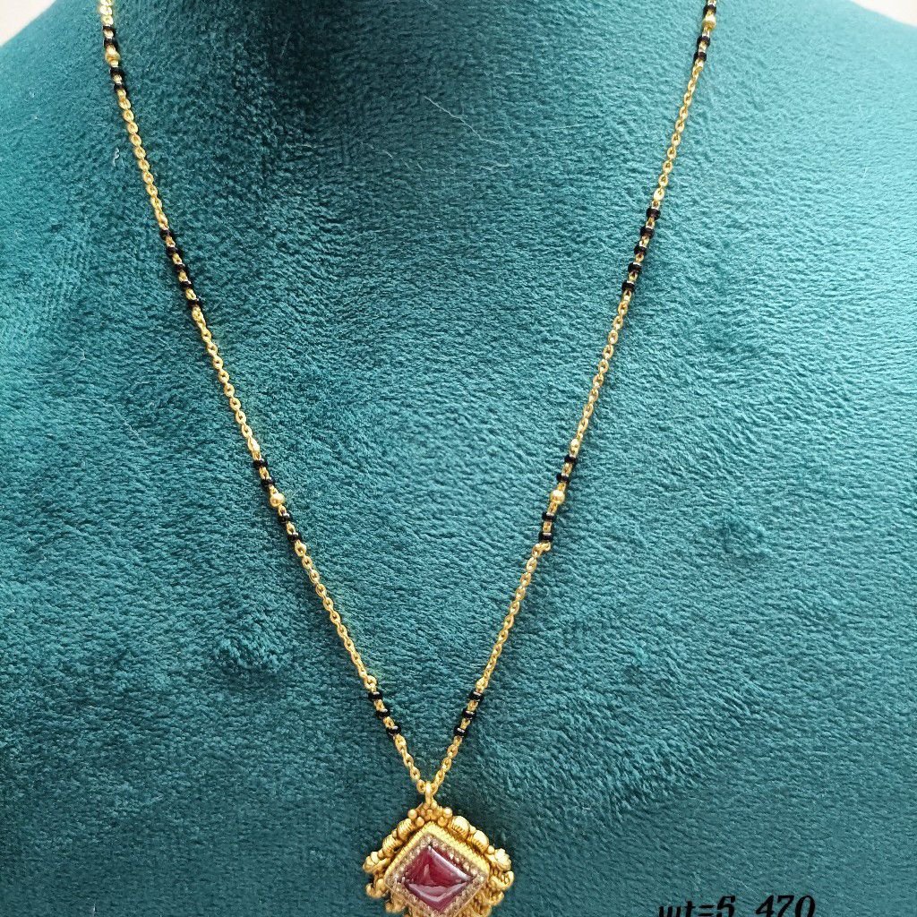 22crt Fancy Mangalsutra Gold