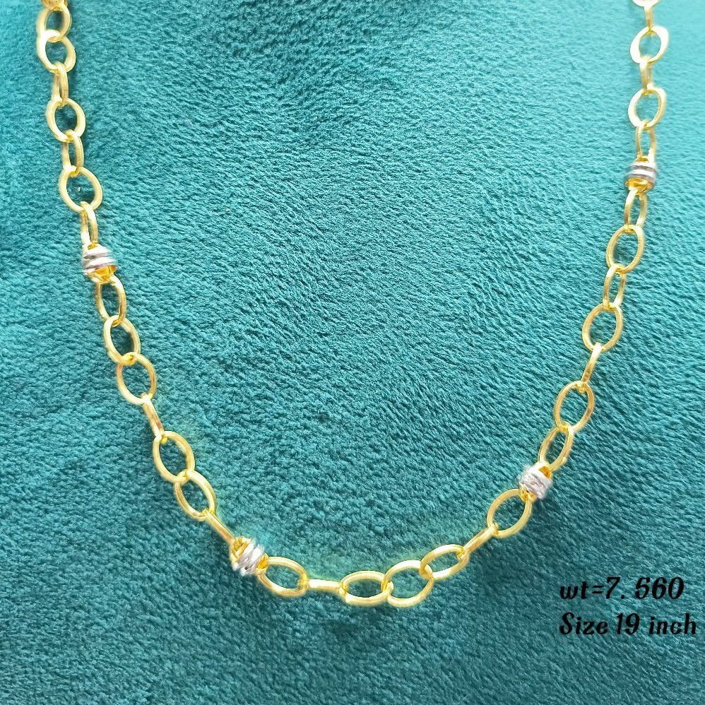 22crt Gold Hollow Chain