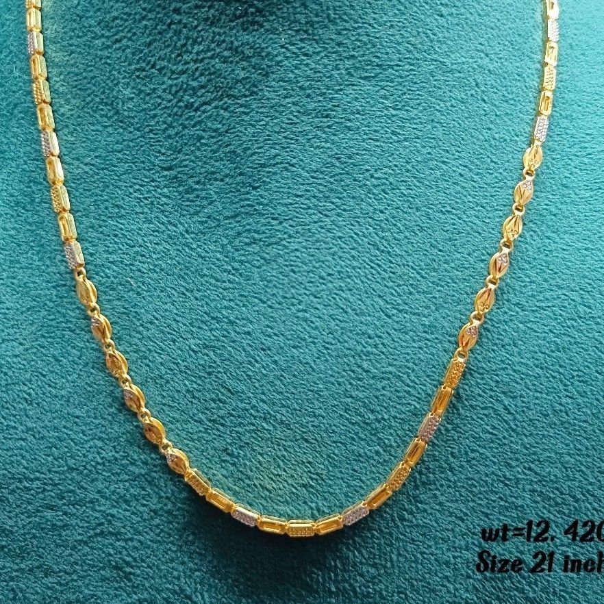 Buy quality 916 gold handmade chain in Ahmedabad