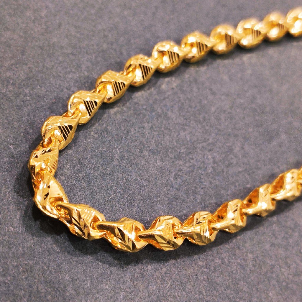 22 carat 916 gold choco chain