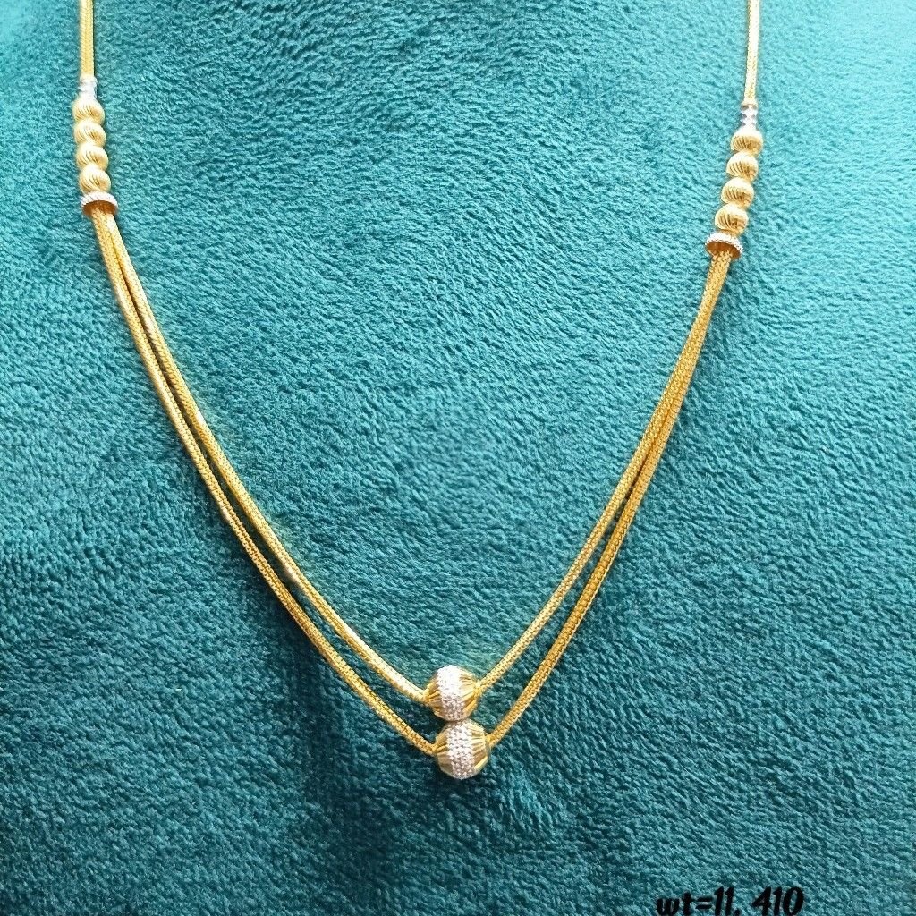 22k gold Fine fancy chain