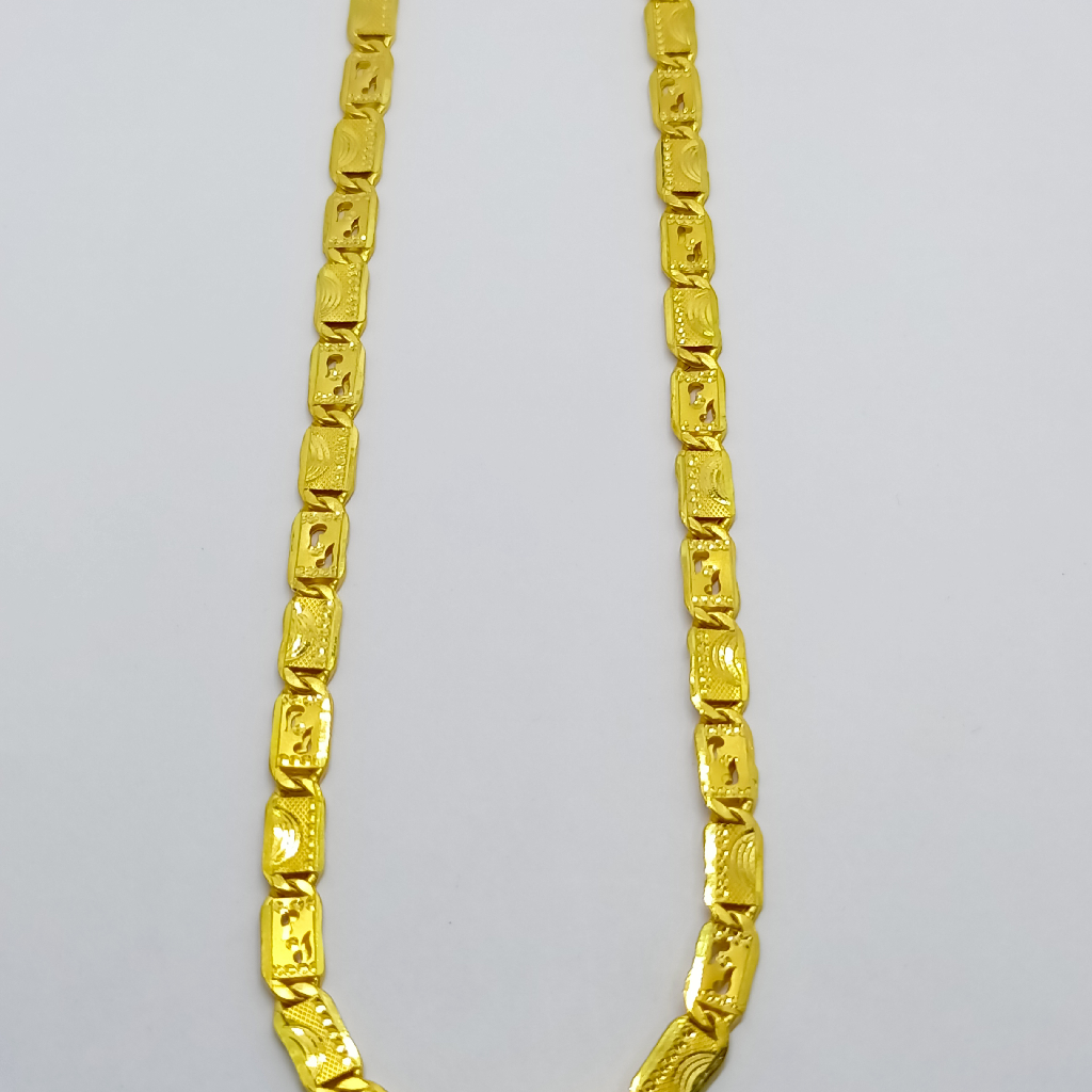 22crt Hollow Navabi Gold Chain