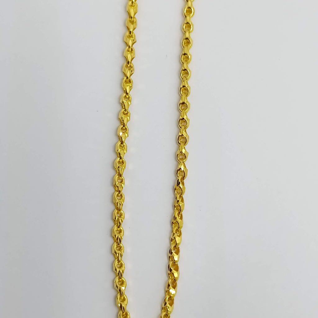 916 Gold Hallmark Choco Gents Chain