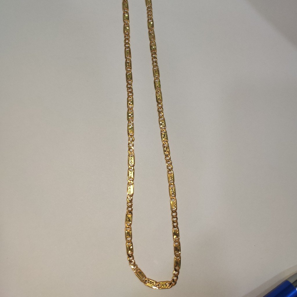 22k 916 gold hollow lightweight Nawabi chain