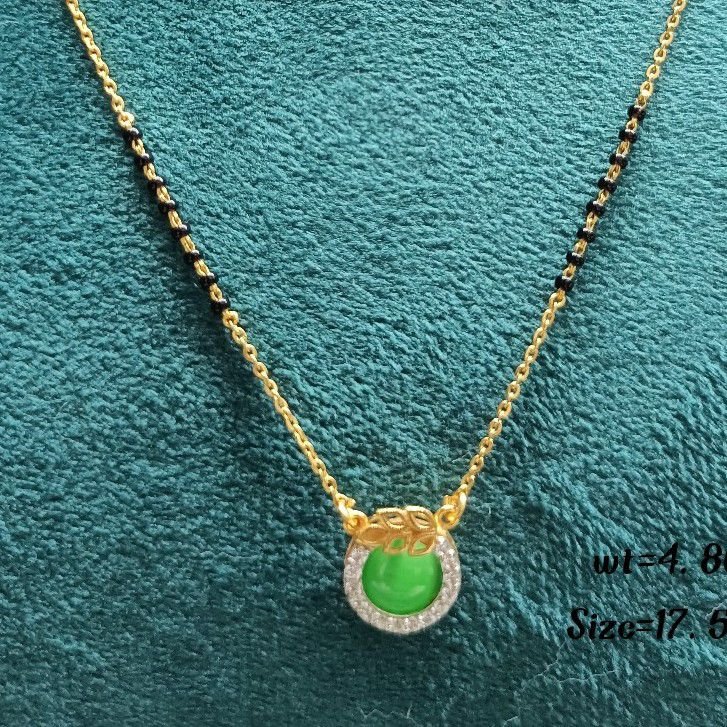 22crt Mangalsutra Dokiya Gold