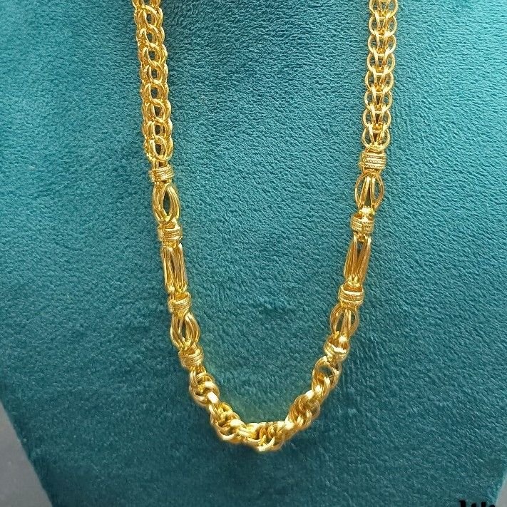 22crt Gold Hollow Chain