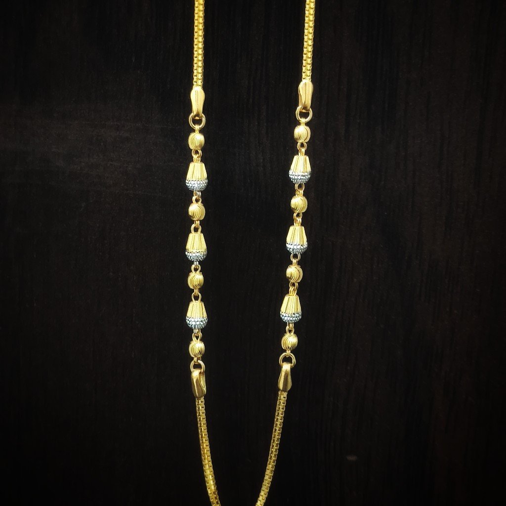916 gold fancy ball chain