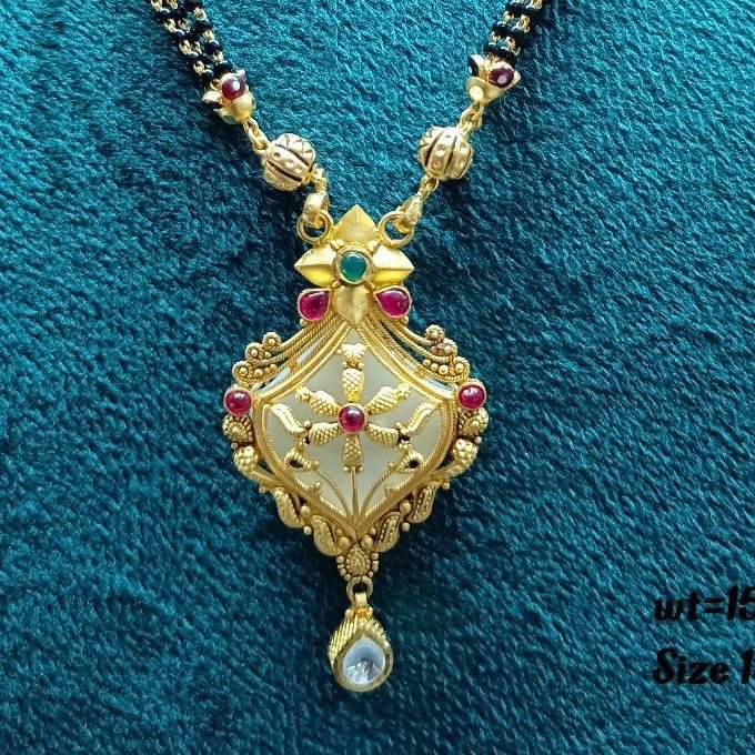 22crt Gold Antique Mangalsutra