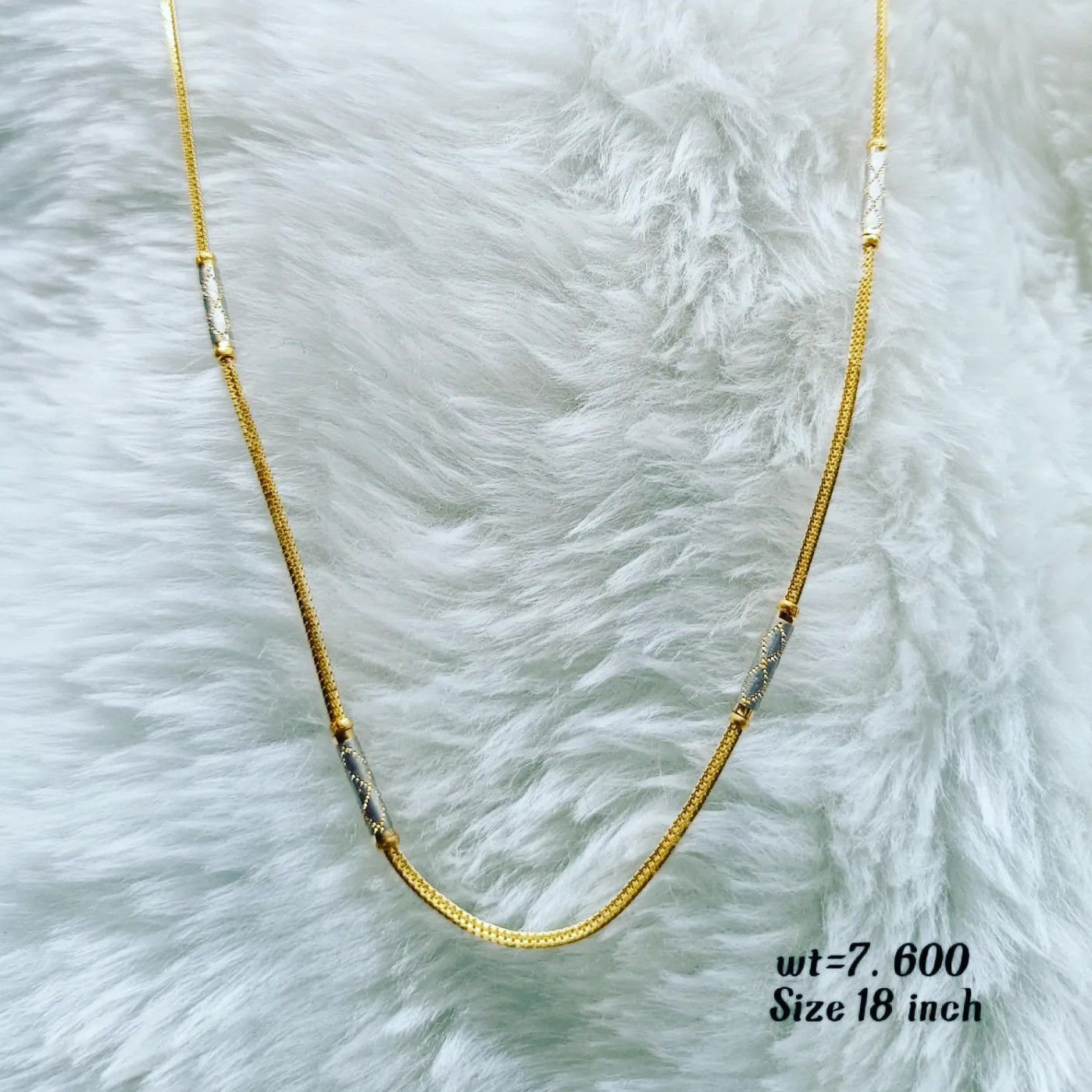 22crt Fancy Gold Chain