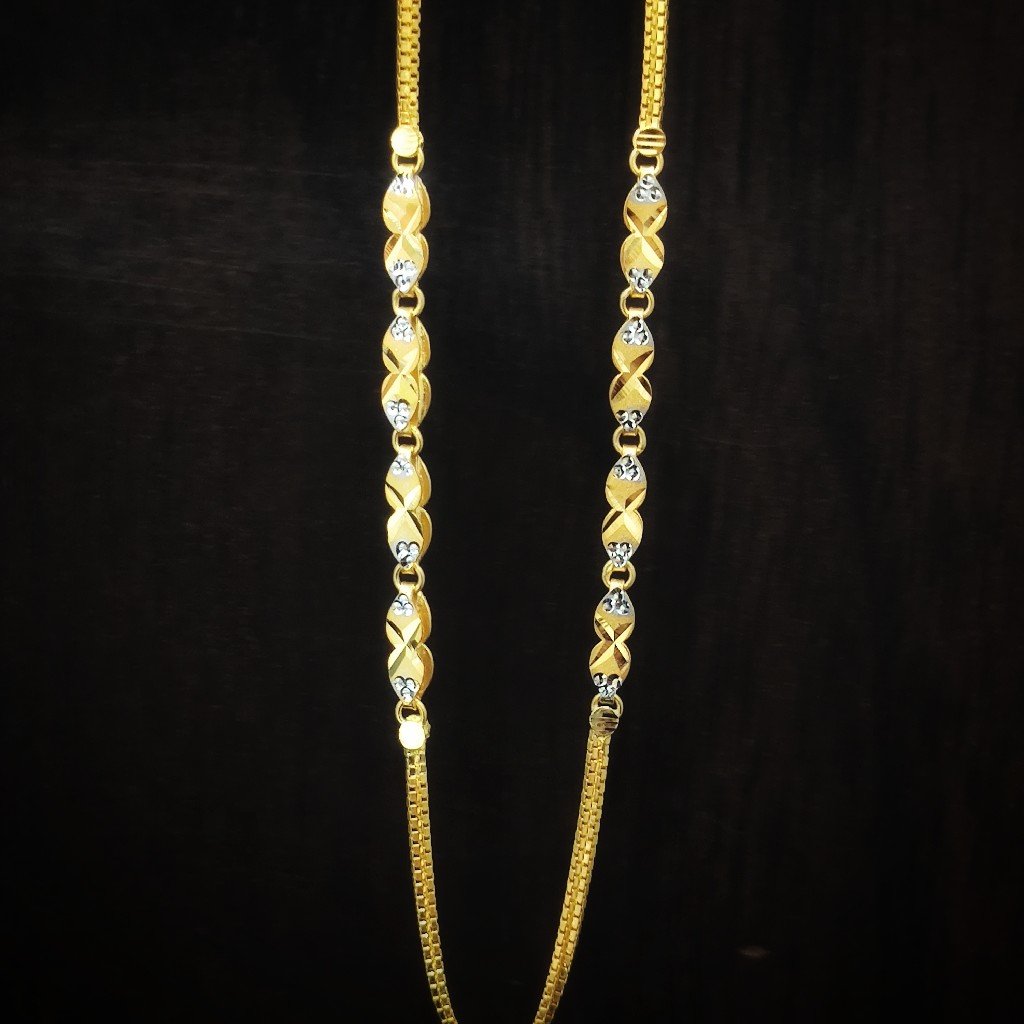 22 carat gold fancy ladies chain